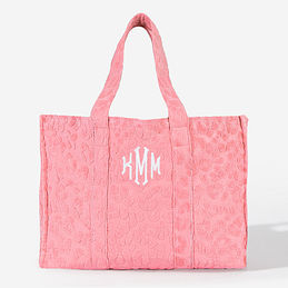Monogrammed Terry Tote