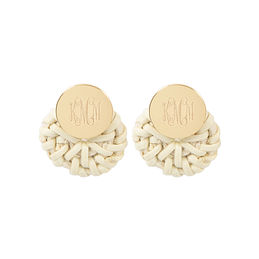 Monogrammed Earrings and Engraved Earrings - Marleylilly