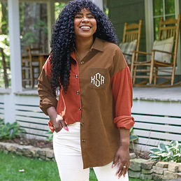 Marleylilly Monogrammed Heathered Pullover Tunic