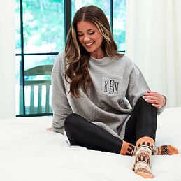 Monogrammed Soft Cozy Sweatshirt | Marlylilly