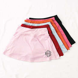 Monogrammed Skort