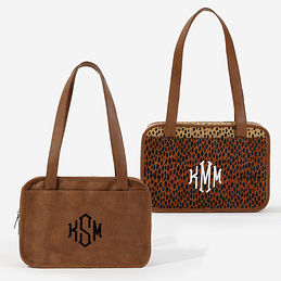 Monogrammed Leopard Bible Carrying Case - Marleylilly