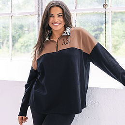 Personalized Quarter Zip Sweatshirt