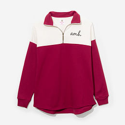 Personalized Quarter Zip Sweatshirt