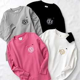 Monogrammed Crewneck Sweatshirt From Marleylilly