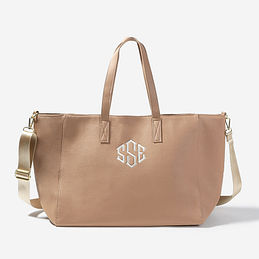Monogrammed Carry On Travel Tote