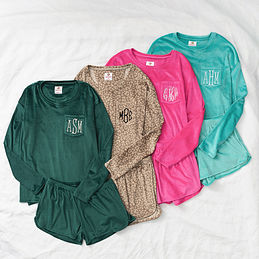 Monogrammed Softspun Lounge Set Monogrammed Softspun Lounge Set