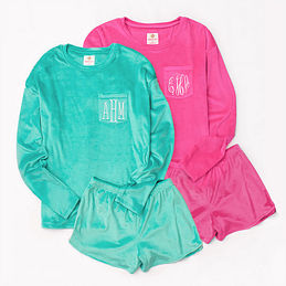 Personalized Velour Lounge Set | Marleylilly