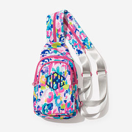 Monogrammed Sling Backpack | Marleylilly display picture 1