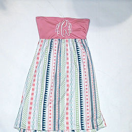 BLOOPER SWIM: Monogrammed Beach Cover Up