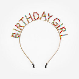 Rhinestone Birthday Headband