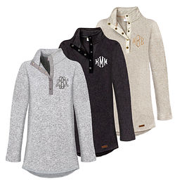 Monogrammed Newport Fleece Pullover – Southern Touch Monograms