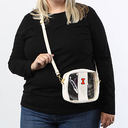 Illinois Clear Game Day Crossbody Bag