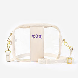 TCU Horned Frogs Clear Stadium Crossbody Bag