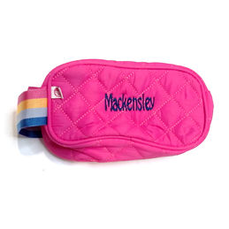 BLOOPER: Monogrammed Kids Diamond Quilted Cosmetic Case