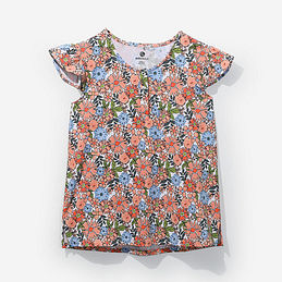BLOOPER: Blank Ruffle Top