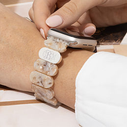 Personalized Scallop Watch Band Marleylilly