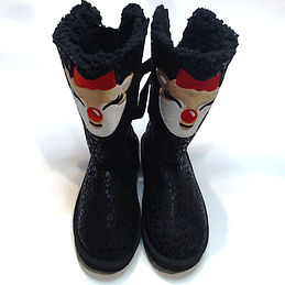 BLOOPER: Reindeer Sherpa Booties