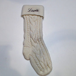 BLOOPER: Personalized Christmas Stocking