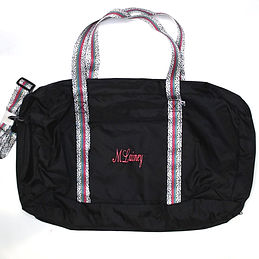 BLOOPER: Monogrammed Packable Weekender