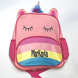 BLOOPER: Monogrammed Preschool Backpack