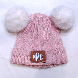 BLOOPER ACCESSORY: Monogrammed Beanie