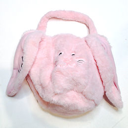 BLOOPER: Monogrammed Bunny Easter Basket