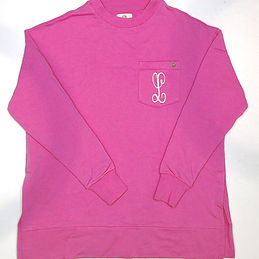 BLOOPER: Monogrammed Crewneck Sweatshirt