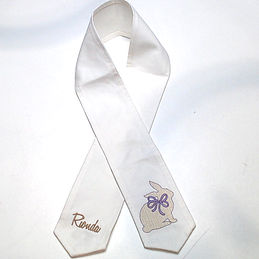 BLOOPER ACCESSORY: Personalized Easter Wreath Sash