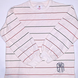 BLOOPER CLOTHING: Monogrammed Puff Sleeve Sweatshirt
