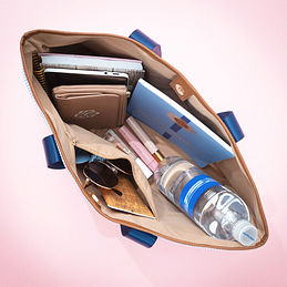 Personalized Blue Seersucker Tote Bag | Marleylilly Personalized Blue Seersucker Tote Bag | Marleylilly