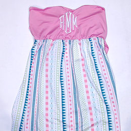 BLOOPER SWIM: Monogrammed Beach Cover Up