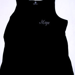 BLOOPER: Monogrammed Ruffle Midi Dress