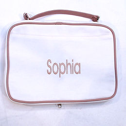BLOOPER: Monogrammed Travel Toiletry Bag