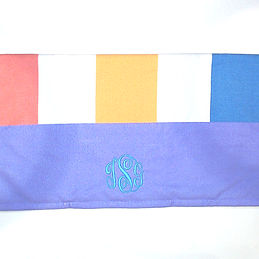 BLOOPER: Monogrammed Kids Beach Towel