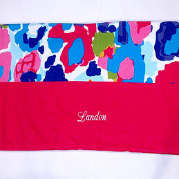 BLOOPER: Monogrammed Beach Towel