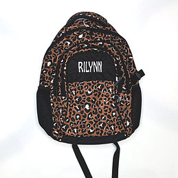 BLOOPER BAG: Monogrammed Backpack