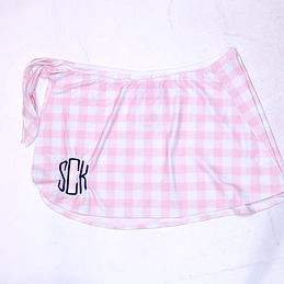 BLOOPER SWIM: Monogrammed Sarong