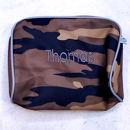 BLOOPER: Monogrammed Kids Toiletry Bag