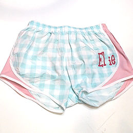 BLOOPER CLOTHING: Monogrammed Running Shorts