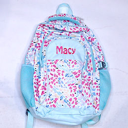 BLOOPER: Monogrammed Backpack