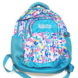 BLOOPER BAG: Monogrammed Backpack