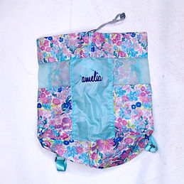 BLOOPER KIDS: Monogrammed Kids Beach Backpack Bag