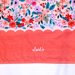 BLOOPER: Monogrammed Beach Towel