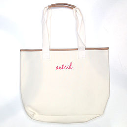 BLOOPER BAG: Monogrammed Tote Bag