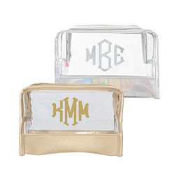  RNK Shops Personalized Monogram Makeup Bag - Large