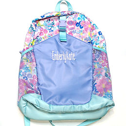 BLOOPER KIDS: Monogrammed Kids Basic Backpack