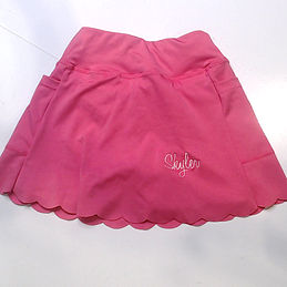 BLOOPER KIDS: Monogrammed Girls Skort