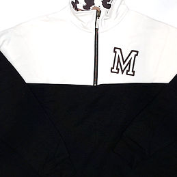 BLOOPER CLOTHING: Monogrammed Quarter Zip Sweatshirt