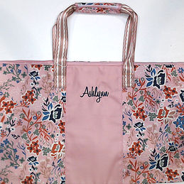 BLOOPER BAG: Monogrammed Weekend Bag